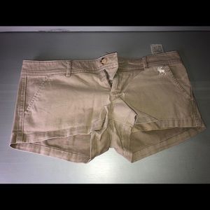 Khaki Abercrombie Shorts
